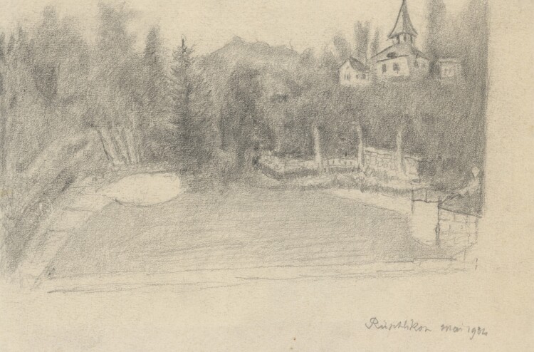 Thérèse Guilland - Rüschlikon, Schweiz - 1904 - Bleistiftzeichnung