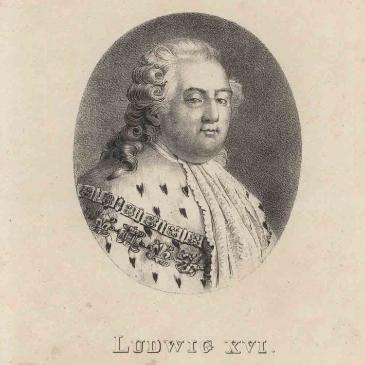 unbekannt - Bildnis Ludwig XVI. - undatiert - Lithografie