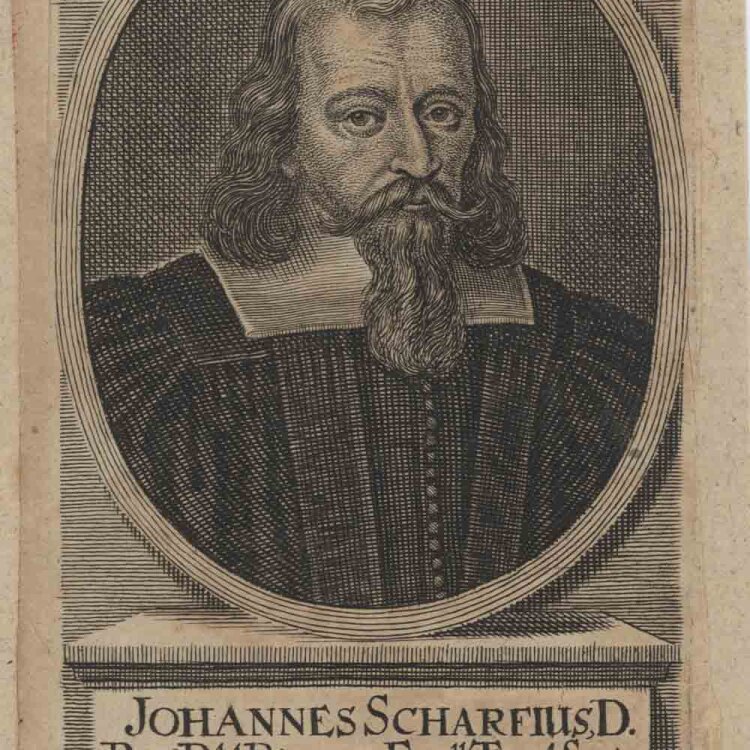 Christian Romstet - Bildnis Johannes Scharff - undatiert...