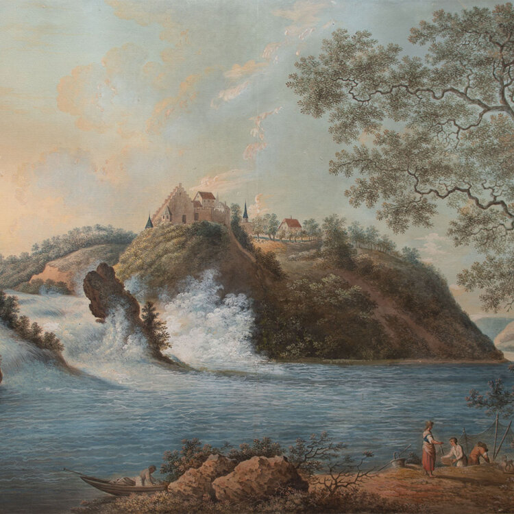 Johann Heinrich Bleuler - Der Rheinfall von Schaffhausen...