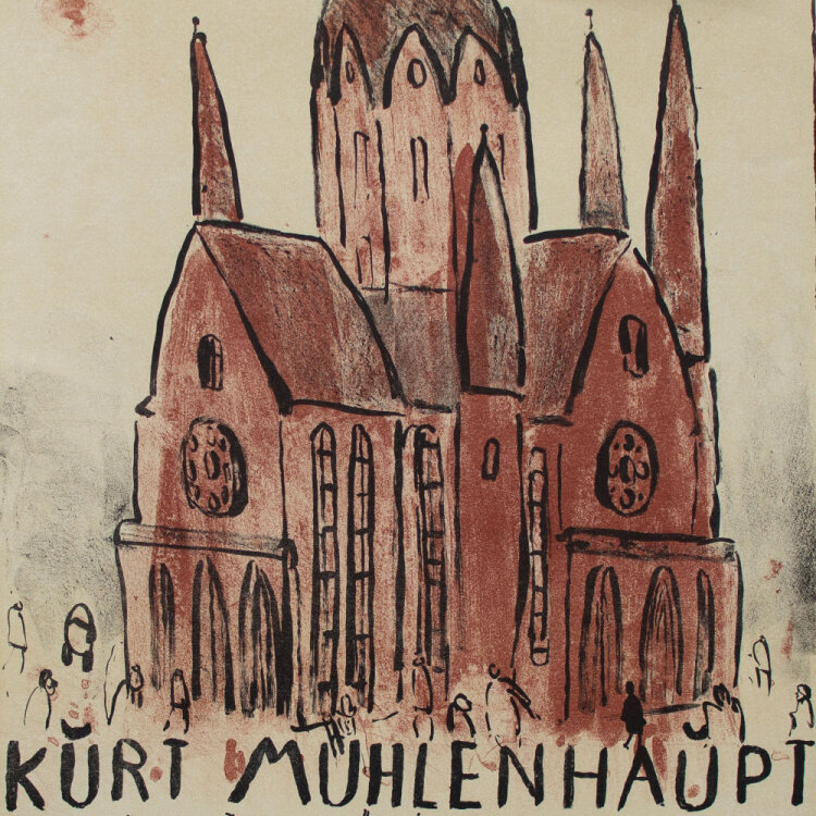 Kurt Mühlenhaupt - Kirche zum Heiligen Kreuz, Berlin Kreuzberg - 1996 - Offsetdruck