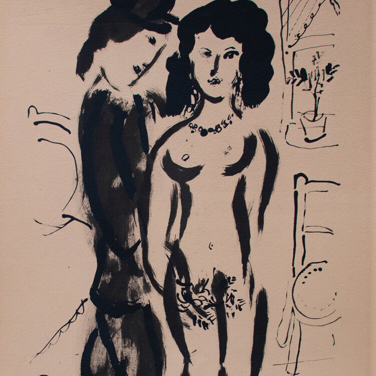 Marc Chagall - The Lovers - 1958 - Lithografie...