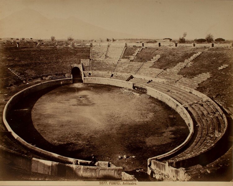 Giacomo Brogi - Anfiteatro, Pompeji - Fotografie - 19. Jh.