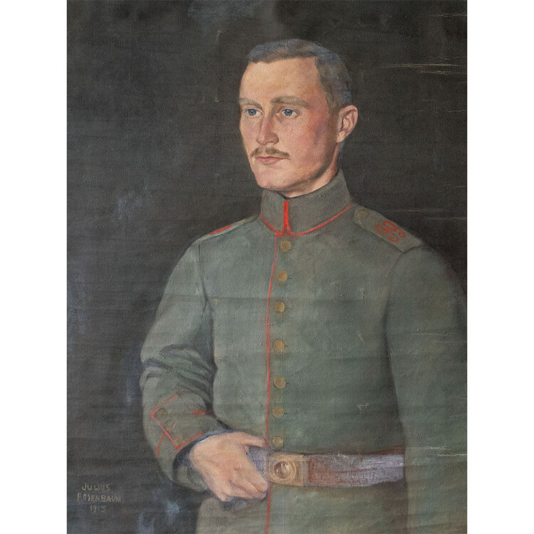 Julius Rosenbaum - Soldat - 1915 - Öl