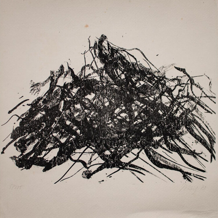 Max Uhlig - ohne Titel - 1979 - Lithografie