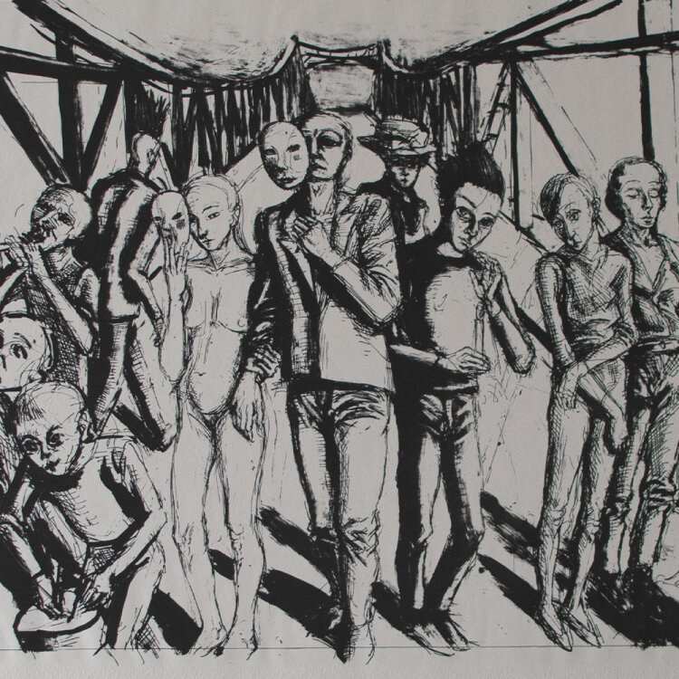 Doris Ziegler - Große Passage - 1989 - Lithografie