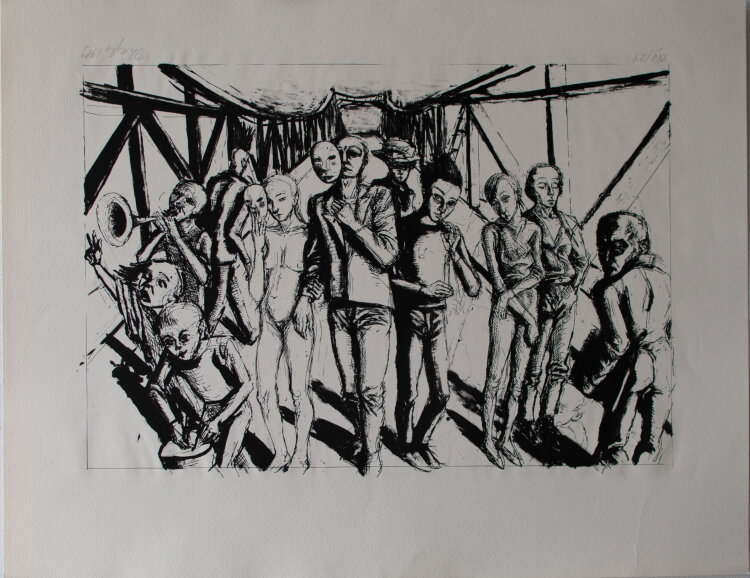 Doris Ziegler - Große Passage - 1989 - Lithografie