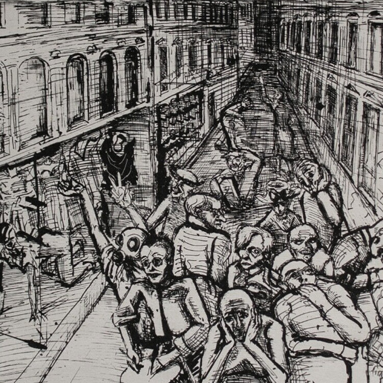 Doris Ziegler - Große Passage - 1989 - Lithografie