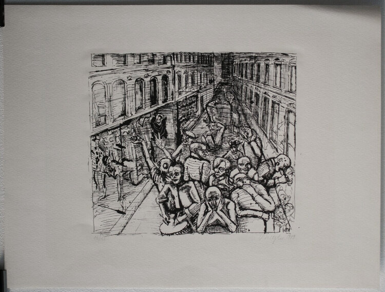 Doris Ziegler - Große Passage - 1989 - Lithografie