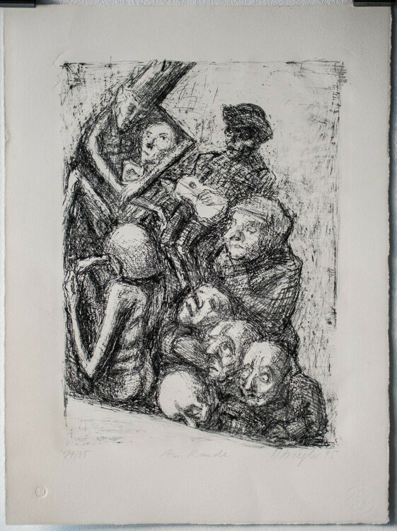 Doris Ziegler - Am Rande - 1995 - Lithografie