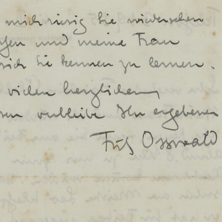 Fritz Osswald - Brief - 06.03.1911