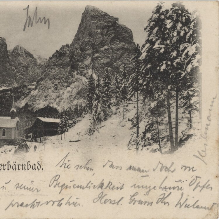 Heinrich Otto Wieland - Postkarte - 06.05.1900