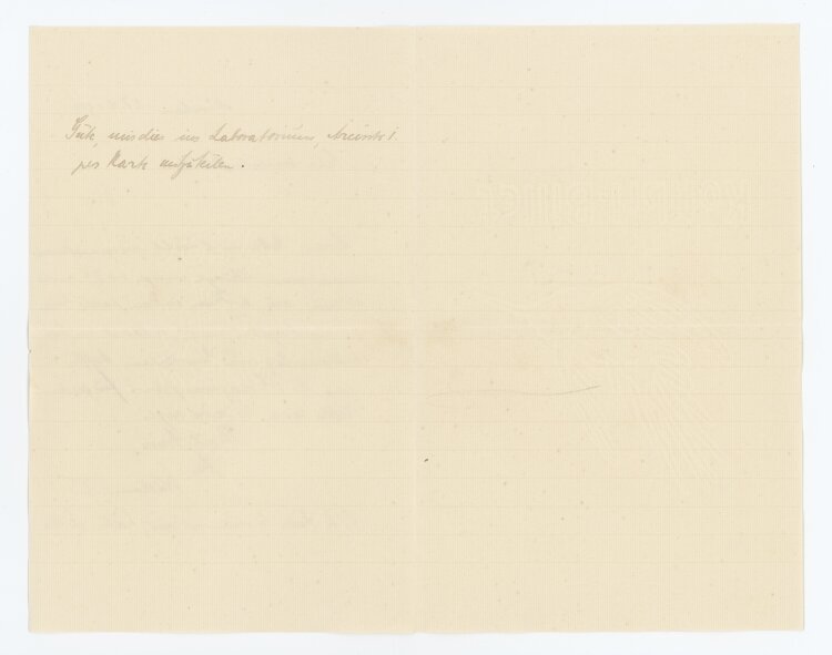 Heinrich Otto Wieland - Brief - 27.04.1900