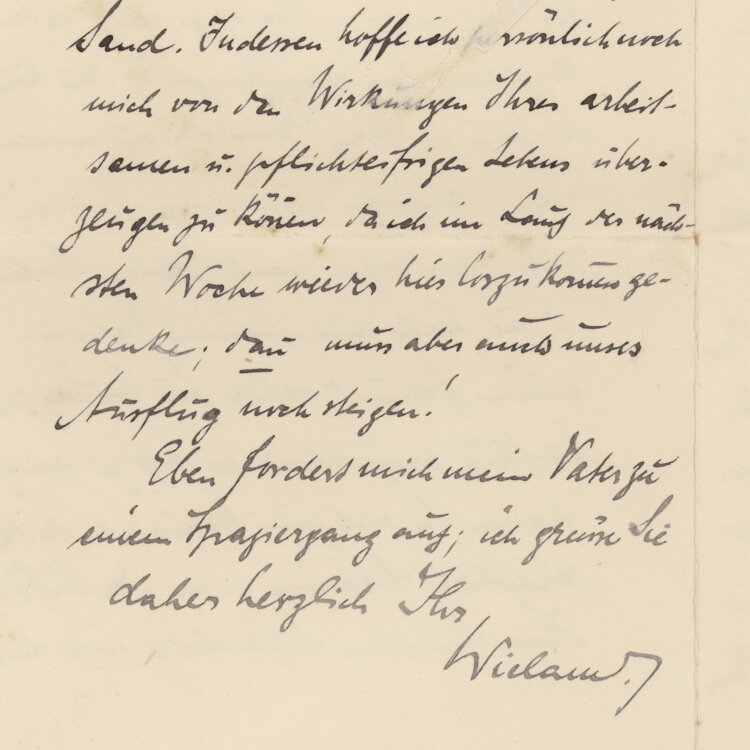 Heinrich Otto Wieland - Brief - 17.05.1900