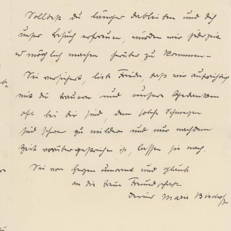 Marie Bischoff - Kondolenzbrief - 17.06.1914