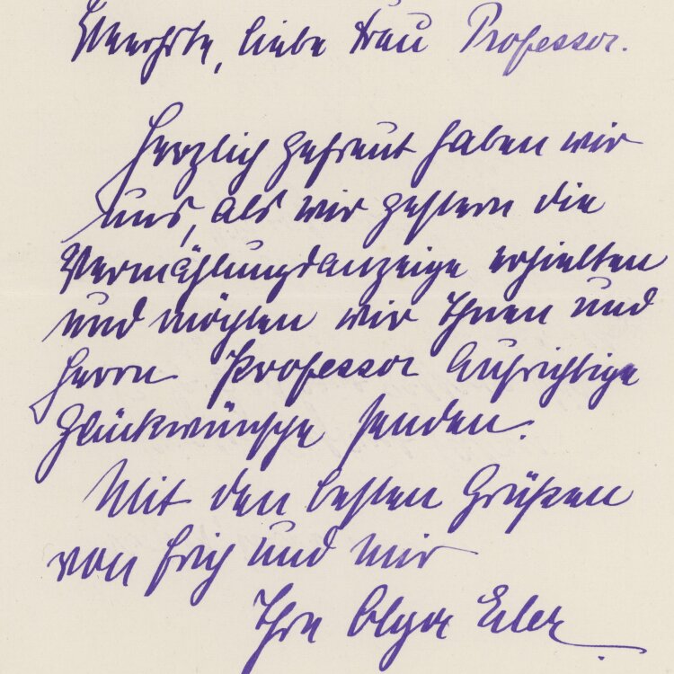 Olga Erler - Gluckwünsche zur Hochzeit - 04.08.1913