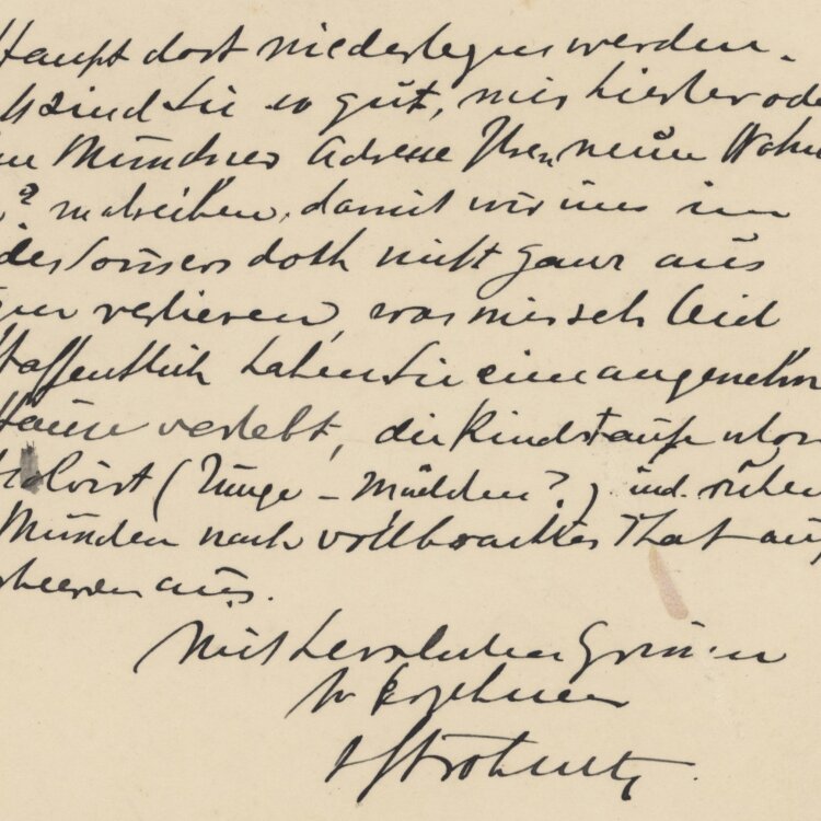 Fritz Strobentz - Brief - 26.04.1911