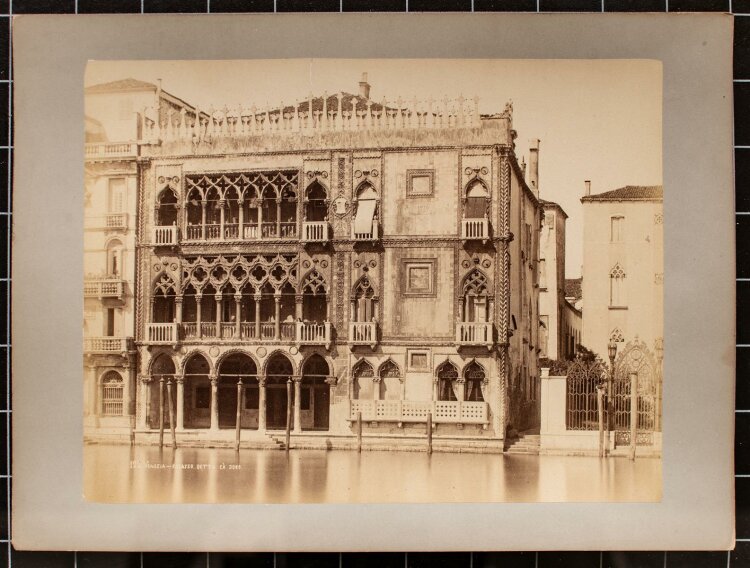 Giovanni B. Brusa - 122, Venezia-Palazzo Detto Ca Doro  - Fotografie - 19. Jh.