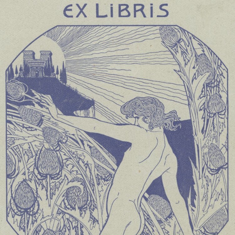 Ephraim Moshe Lilien - Ex Libris für Stefan Zweig -...