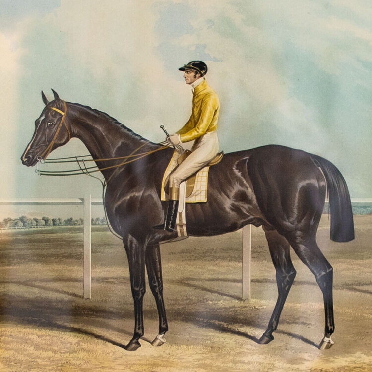 Edward Duncan - Launcelot, Winner of the Great St. Leger...