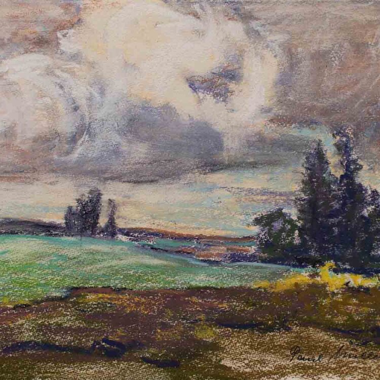 Paul Müller - Landschaft - undatiert - pastell