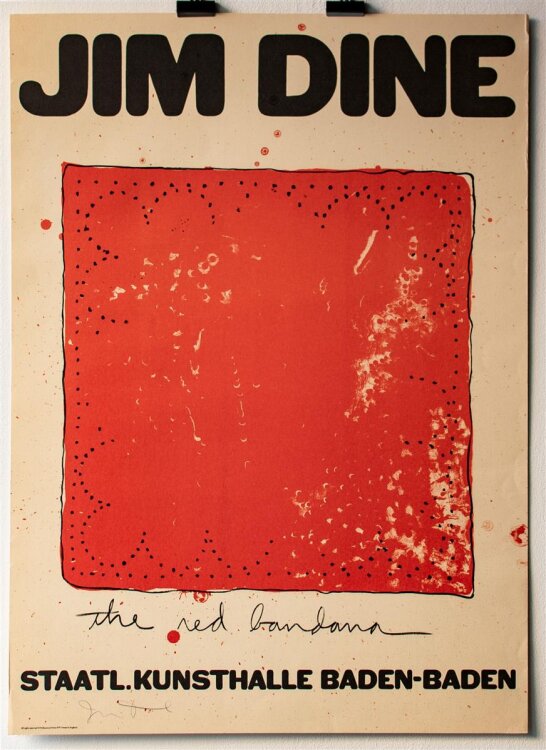 Jim Dine - the red banana - 1971 - Lithografie