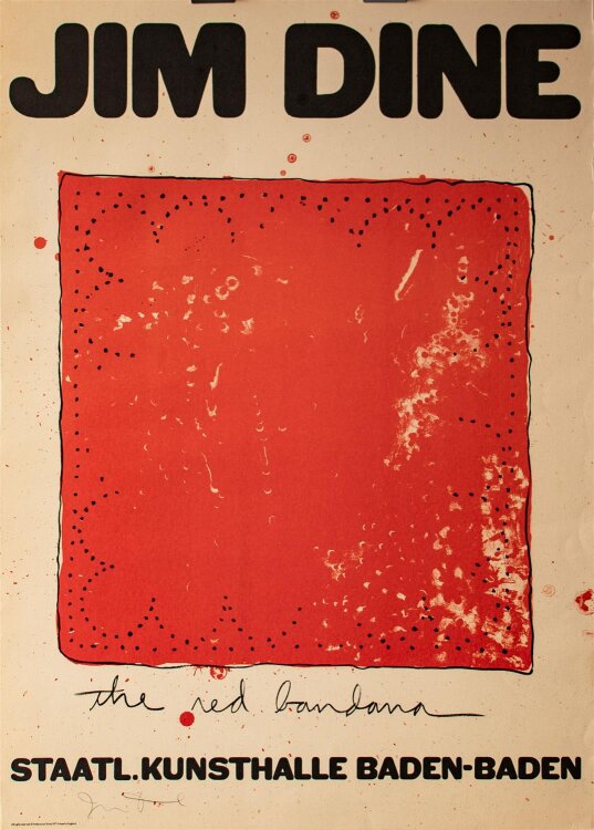 Jim Dine - the red banana - 1971 - Lithografie