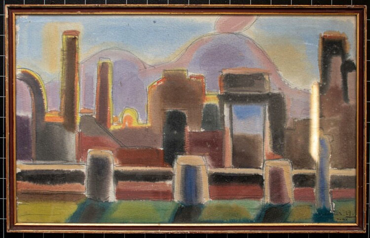 Otto Weber - Pompeji - 1929 - Aquarell