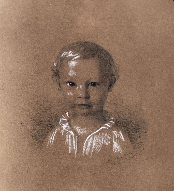 Louis Buchheister - Familienporträts - Kohlezeichnungen - o. J.