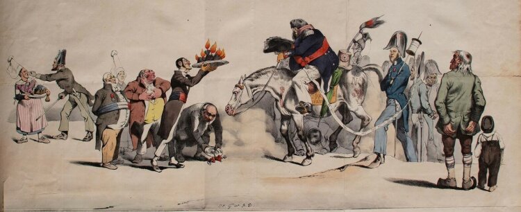 Grandville - La Caricature - Lithographien - 1833