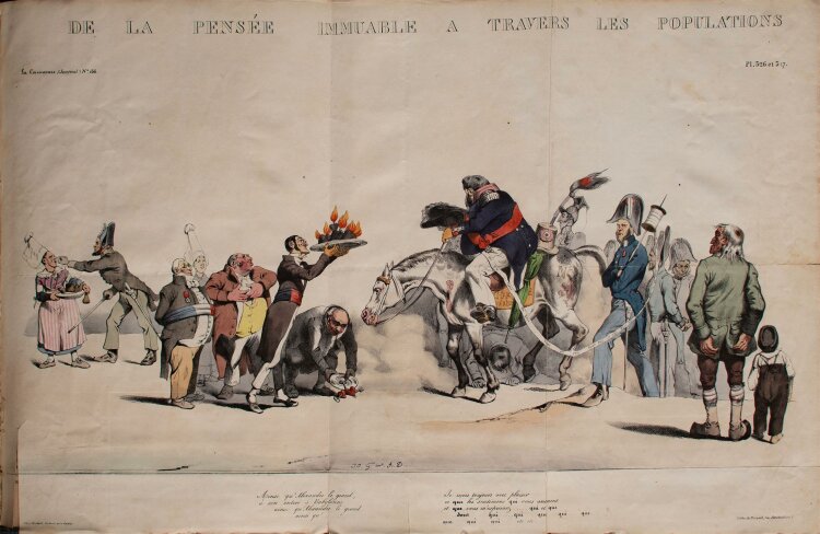 Grandville - La Caricature - Lithographien - 1833