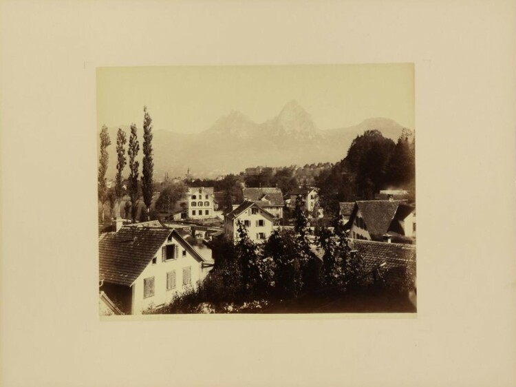 Giorgio Sommer - Brunnen, Schweiz - o.J. - Albuminabzug