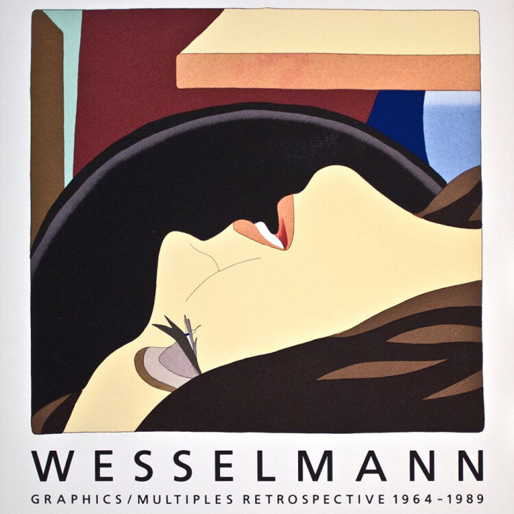 Tom Wesselmann - Ausstellungsplakat Hara Museum - 1990 -...