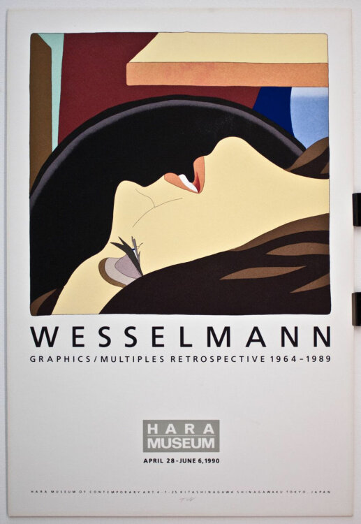 Tom Wesselmann - Ausstellungsplakat Hara Museum - 1990 -...