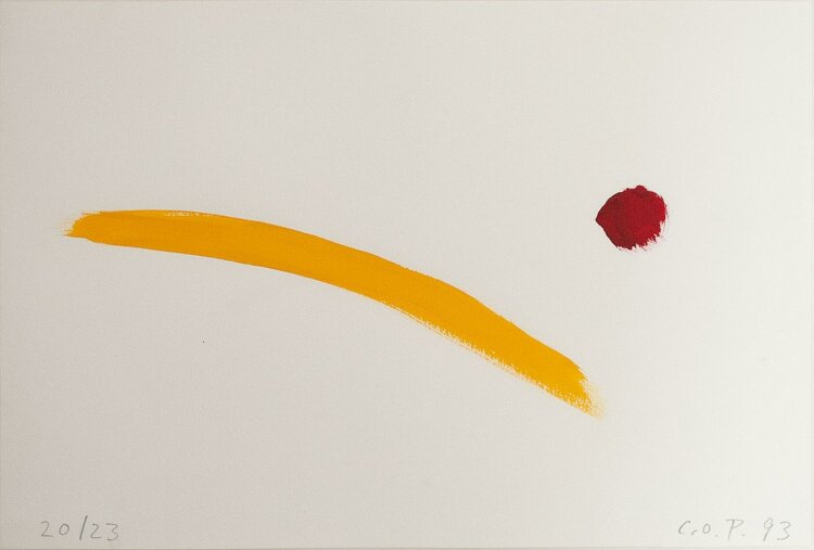 Claus Otto Paeffgen - o. T. (abstrakte Komposition) - Acryl - 1993 - 20/23