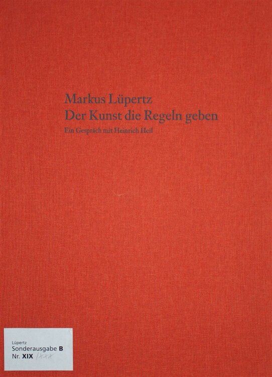 Markus Lüpertz - Der Kunst die Regeln geben - aquarell. Radierung - 2005 - 19/30