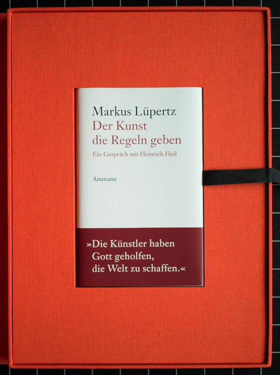 Markus Lüpertz - Der Kunst die Regeln geben - 2005 - aquarellierte Kaltnadelradierung