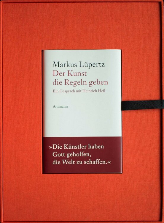 Markus Lüpertz - Der Kunst die Regeln geben - 2005 - aquarellierte Kaltnadelradierung