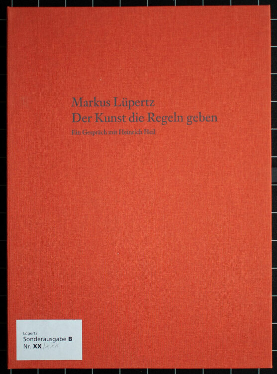 Markus Lüpertz - Der Kunst die Regeln geben - 2005 - aquarellierte Kaltnadelradierung