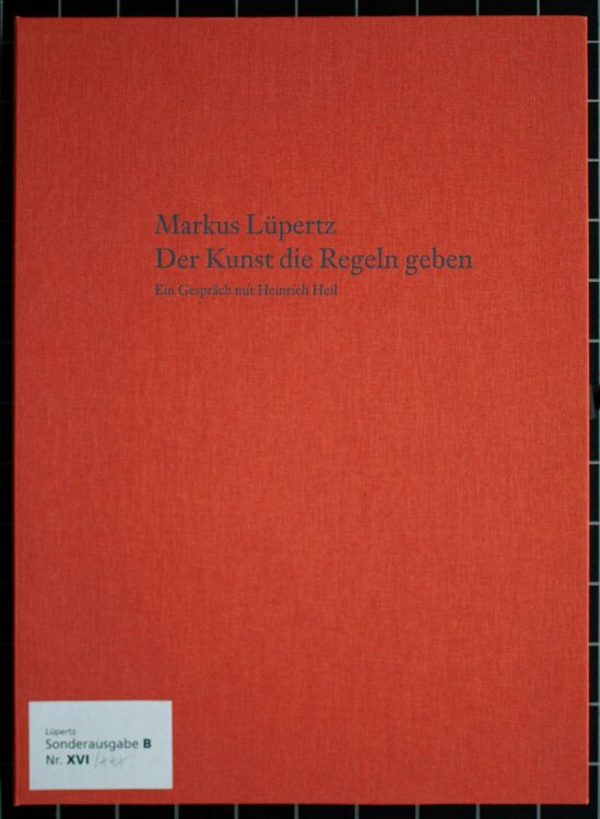 Markus Lüpertz - Der Kunst die Regeln geben - aquarell. Radierung - 2005 - 16/30