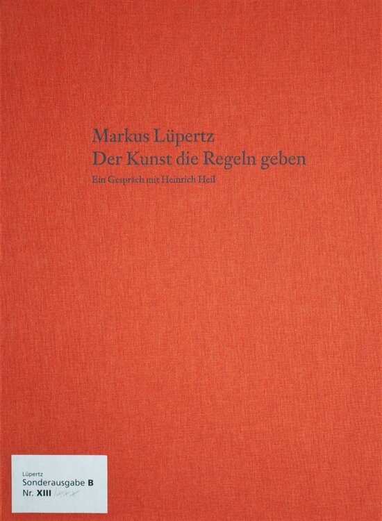 Markus Lüpertz - Der Kunst die Regeln geben - 2005 - aquarellierte Radierung