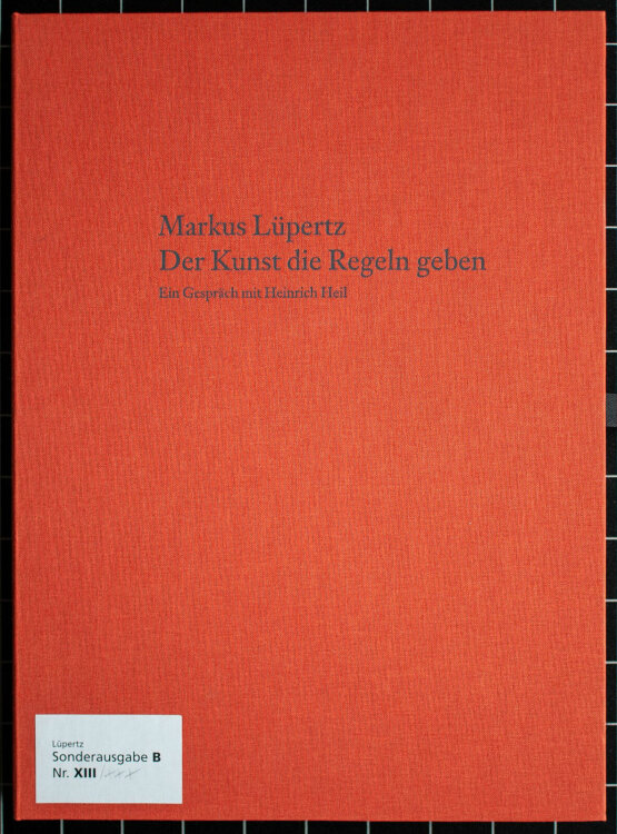 Markus Lüpertz - Der Kunst die Regeln geben - 2005 - aquarellierte Radierung