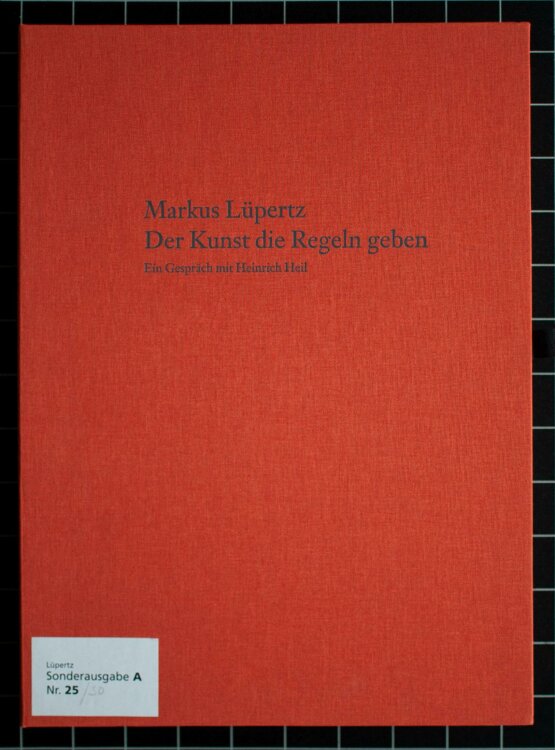 Markus Lüpertz - Der Kunst die Regeln geben - Farbradierung - 2005 - Ed. A 25/30