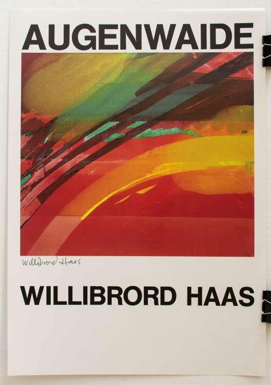 Willibrord Haas - Augenwaide - Offsetdruck - o. J.